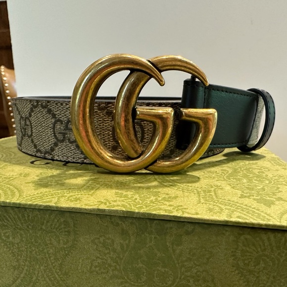 Gucci GG belt with Double G buckle size 90 - Picture 3 of 10